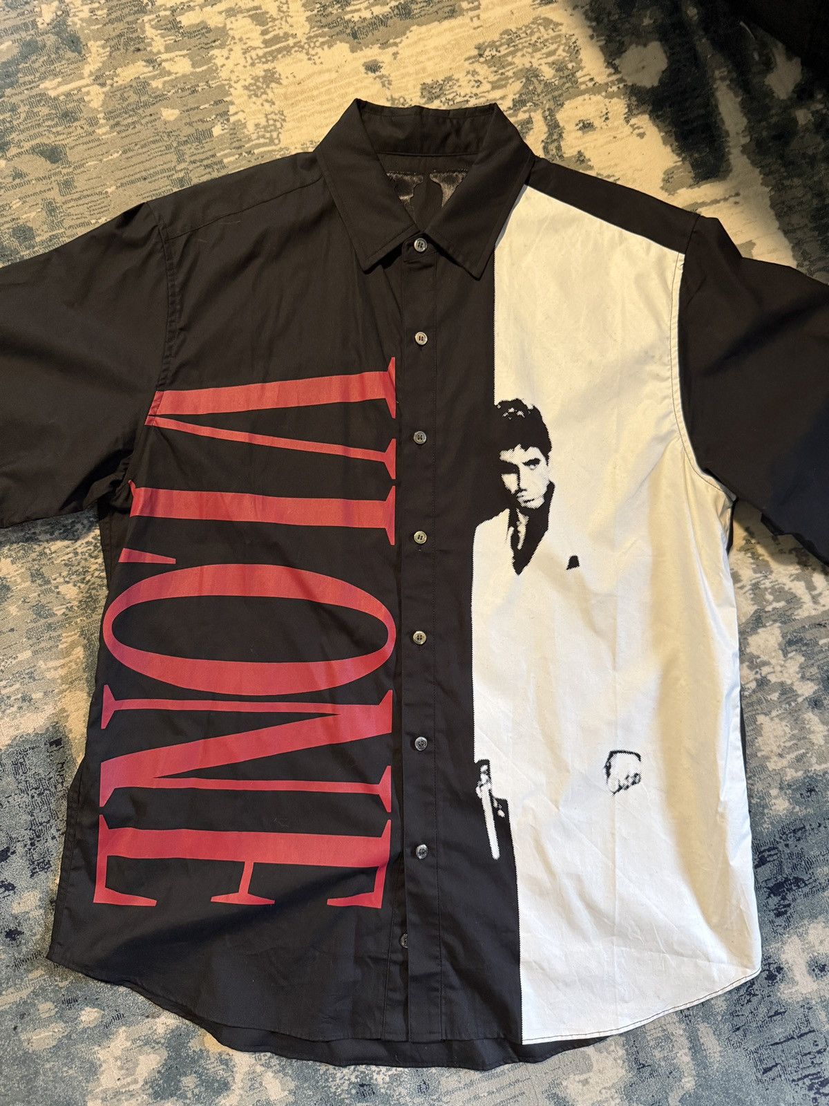 Vlone Scareface Button Up