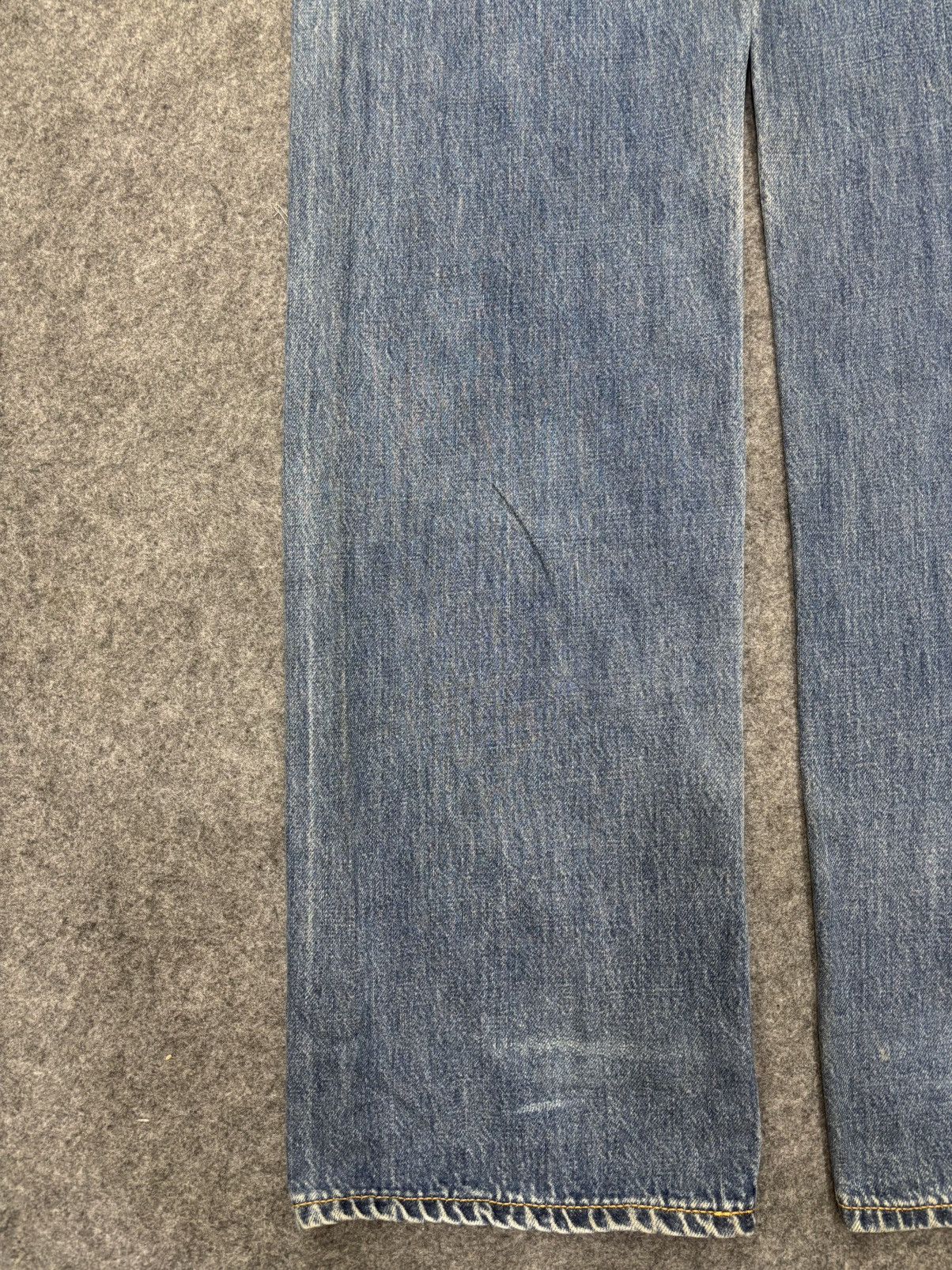 Edwin 💥Wide 90s💥Vintage Edwin Mnimalist Fade Selvedge Denim F626 Size US 29 - 15 Thumbnail