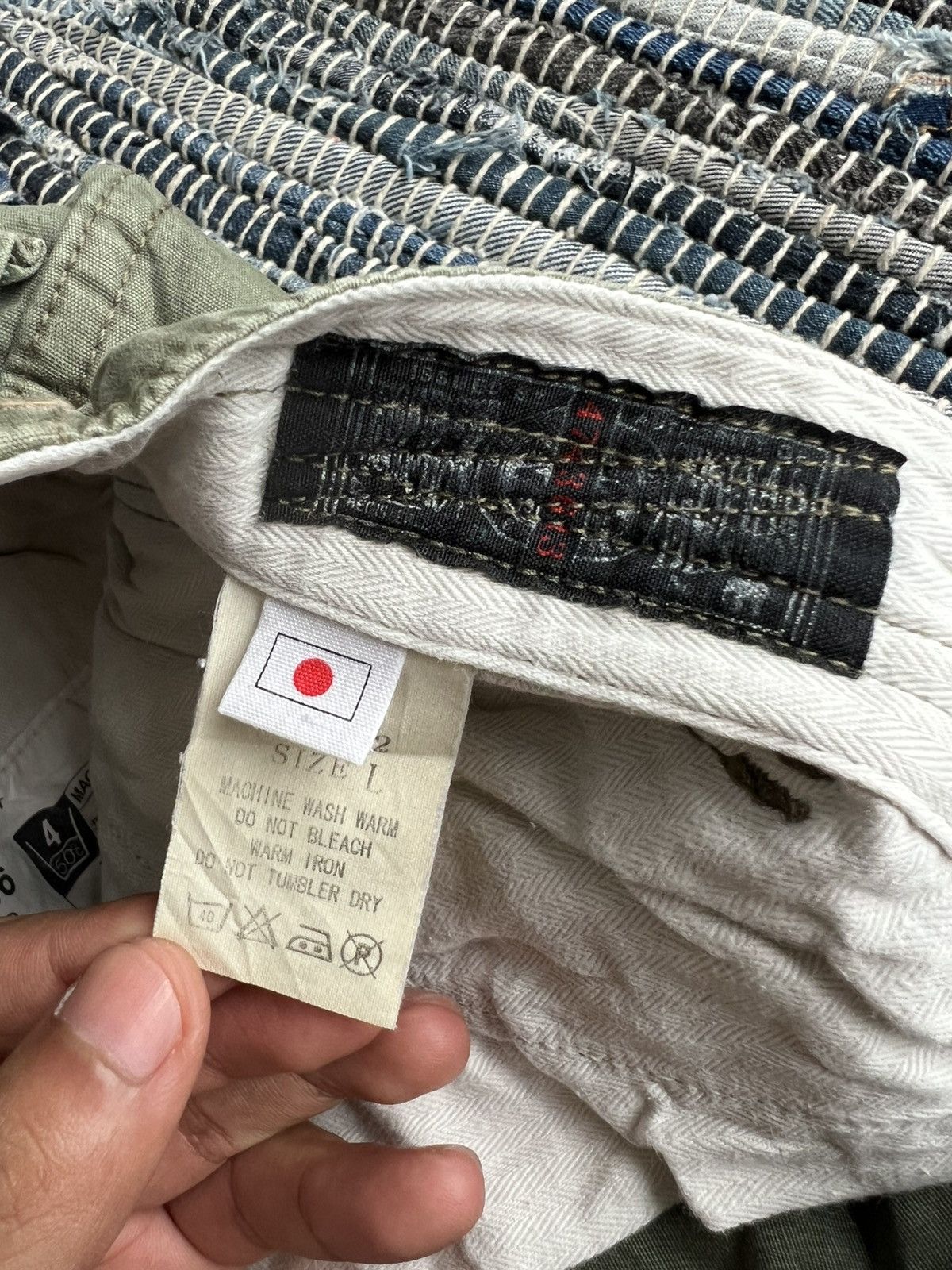 FOB Factory Vtg M-65 Cargo Combat Pants Ripstop Herringbone FOB Factory Size US 34 / EU 50 - 10 Thumbnail