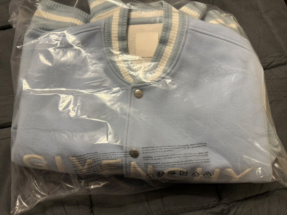 Givenchy Sky Blue Varsity Bomber NEW WITH TAGS Size US XL / EU 56 / 4 - 4 Thumbnail