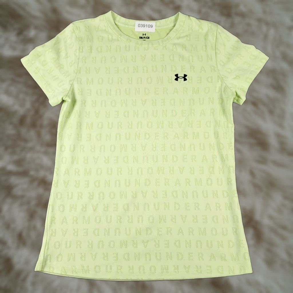 Under Armour Under Armour T Shirt Womens Small Yellow Active Short Sleeve Ladies Size S / US 4 / IT 40 - 1 Thumbnail