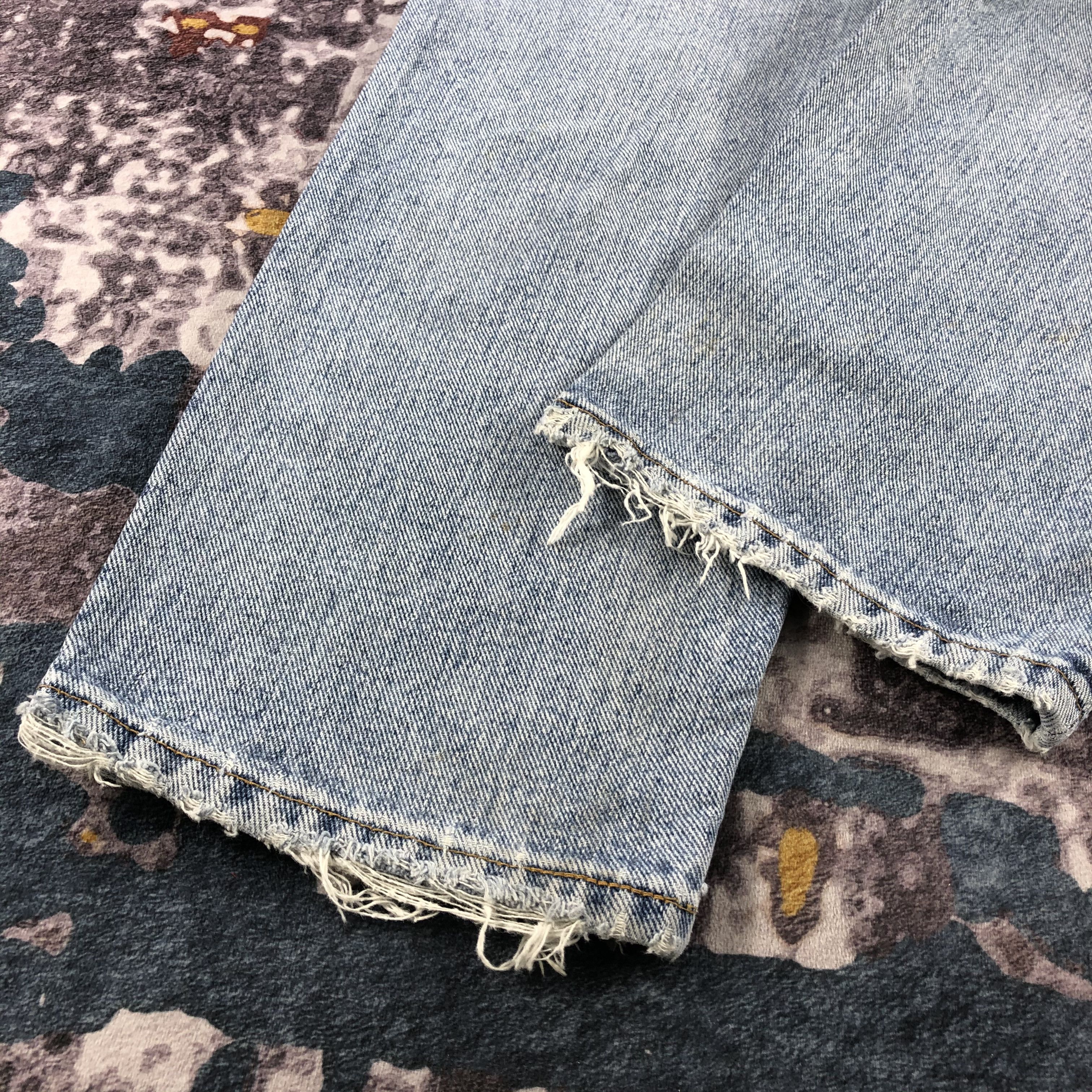 Levi's × Vintage Vintage 90s Light Wash Levis 550 Jeans-JM2427 Size US 37 - 4 Thumbnail