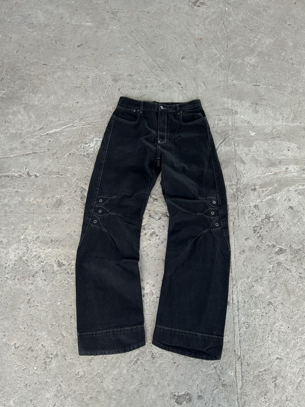 Kiko Kostadinov × Levi's Levi’s x Kiko Kostadinov Black Archive Bootcut Denim 31x34 Size US 31 - 5 Thumbnail