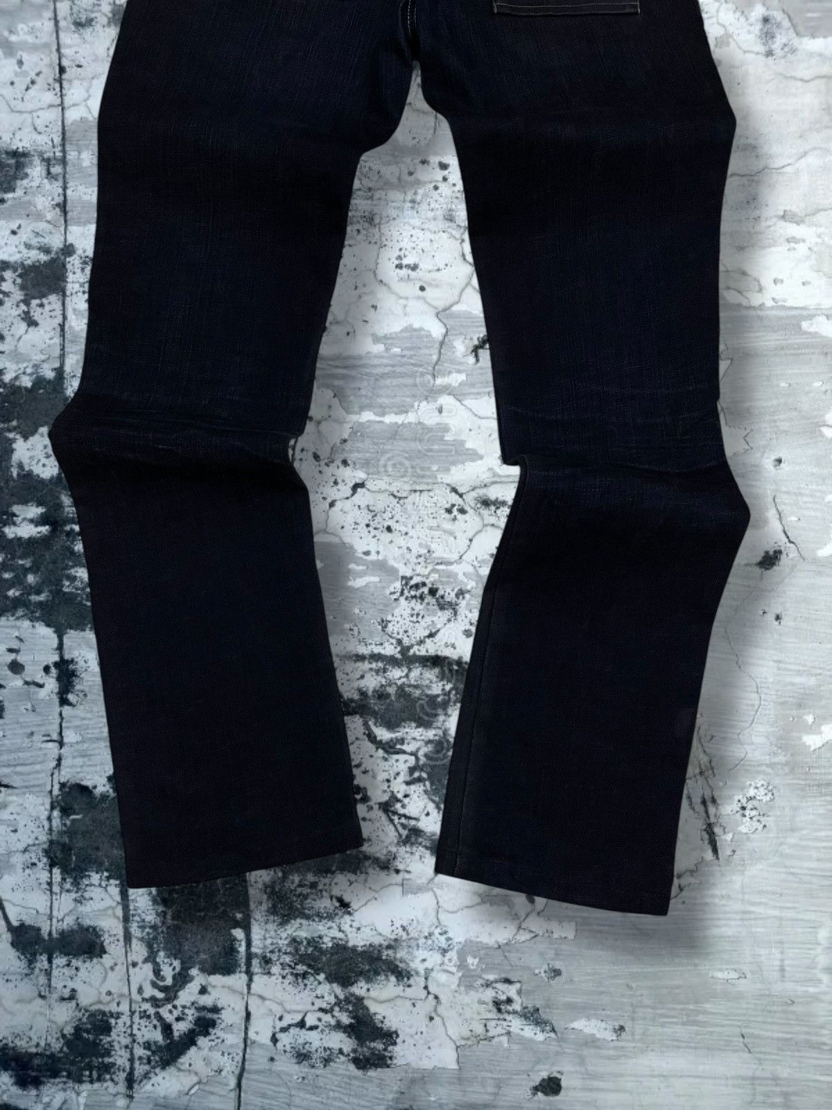 Japanese Brand Vintage 1990 Japan Designer NFY Notify Flared Cut Denim Size US 28 / EU 44 - 10 Thumbnail