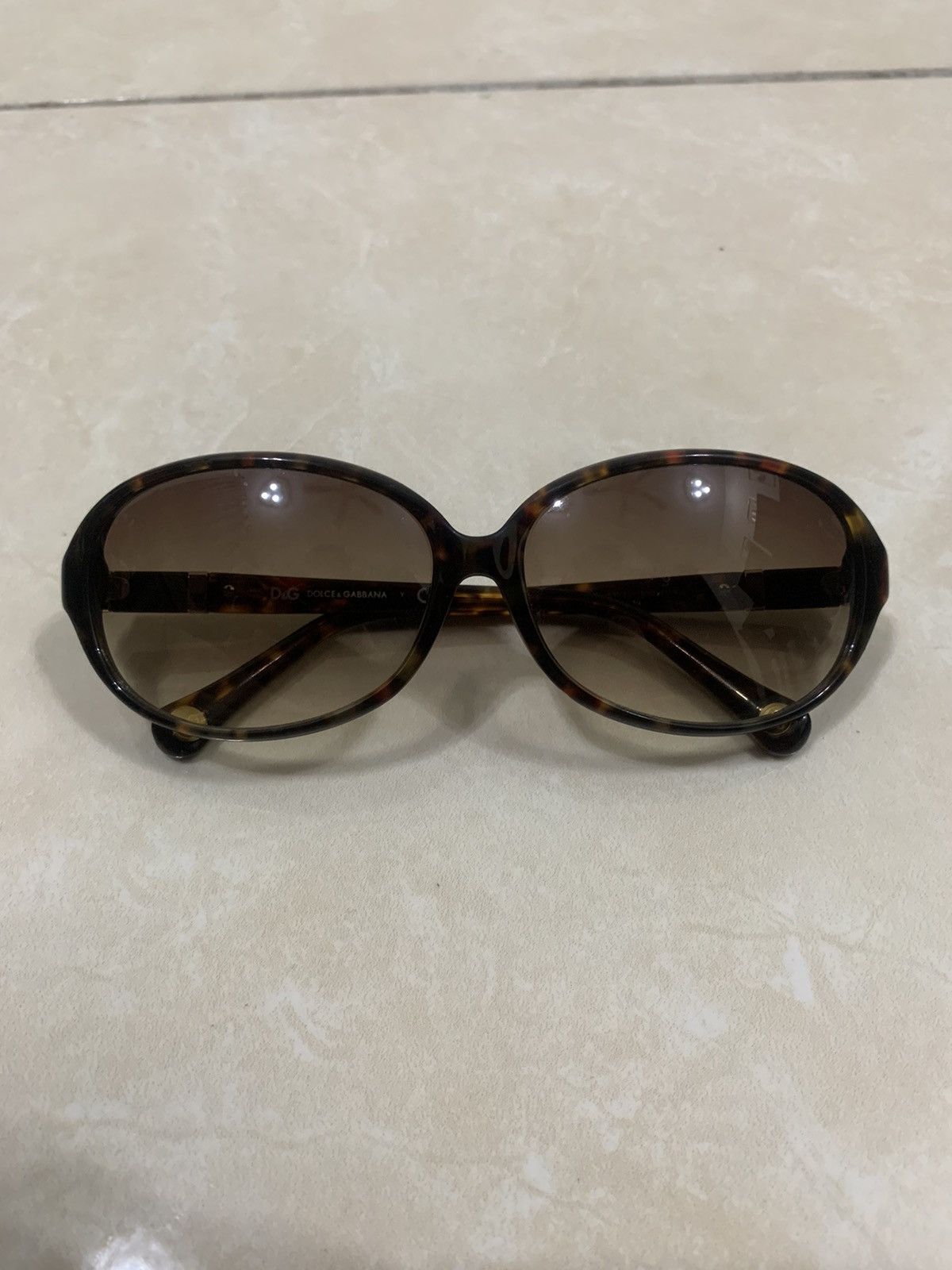 Dolce & Gabbana Vintage Tortoise Dolce Gabbana Sunglasses Size ONE SIZE - 2 Thumbnail