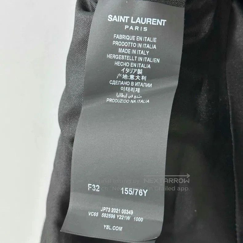 Saint Laurent Paris Saint Laurent Paris Black Blazer. Size US XS / EU 42 / 0 - 5 Thumbnail