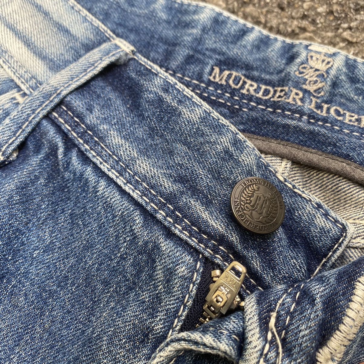 If Six Was Nine Flare Jeans Murder License Low Rise Denim Boot Cut Pants Size US 30 / EU 46 - 9 Thumbnail