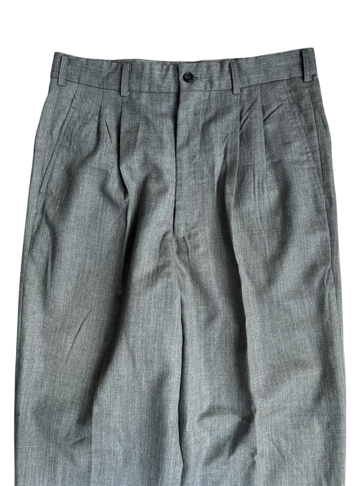 Comme des Garcons Homme AD1989 Comme des Garcons Homme Wool Trouser Pants Size US 32 / EU 48 - 2 Thumbnail