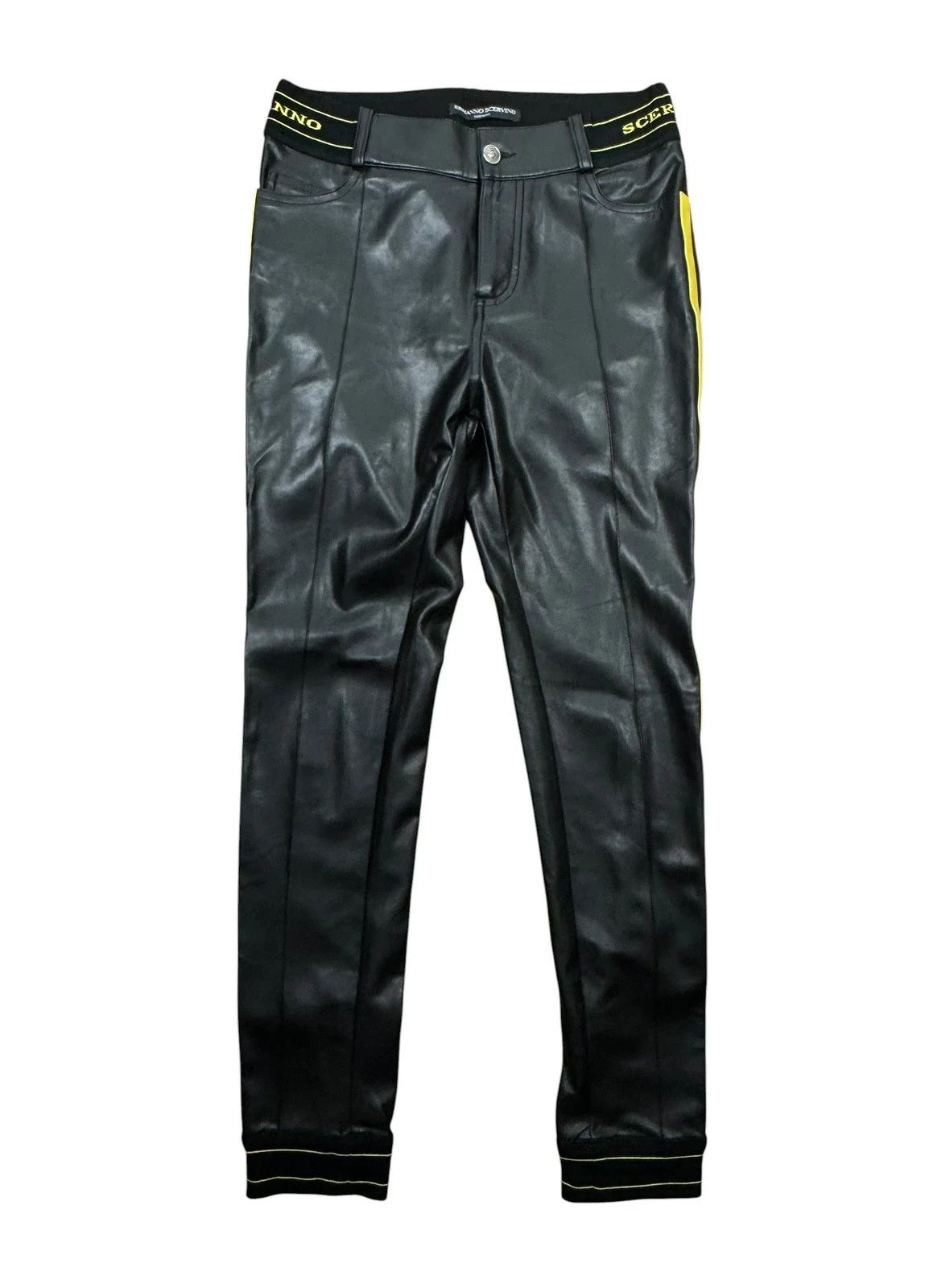 Ermanno Scervino Ermanno Scervino Faux Leather Trousers size 42 Size 28" / US 6 / IT 42 - 13 Thumbnail