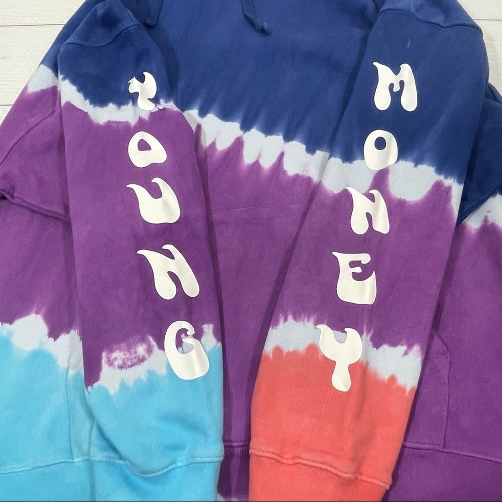 American Eagle Outfitters AMERICAN EAGLE X Drop Shoulder Tie Dye Hoodie Size Large Size L / US 10 / IT 46 - 8 Thumbnail
