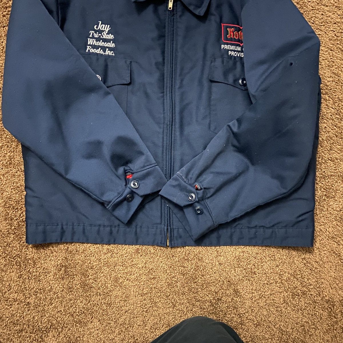 Vintage Work Jacket Made In USA Navy Size US L / EU 52-54 / 3 - 4 Thumbnail