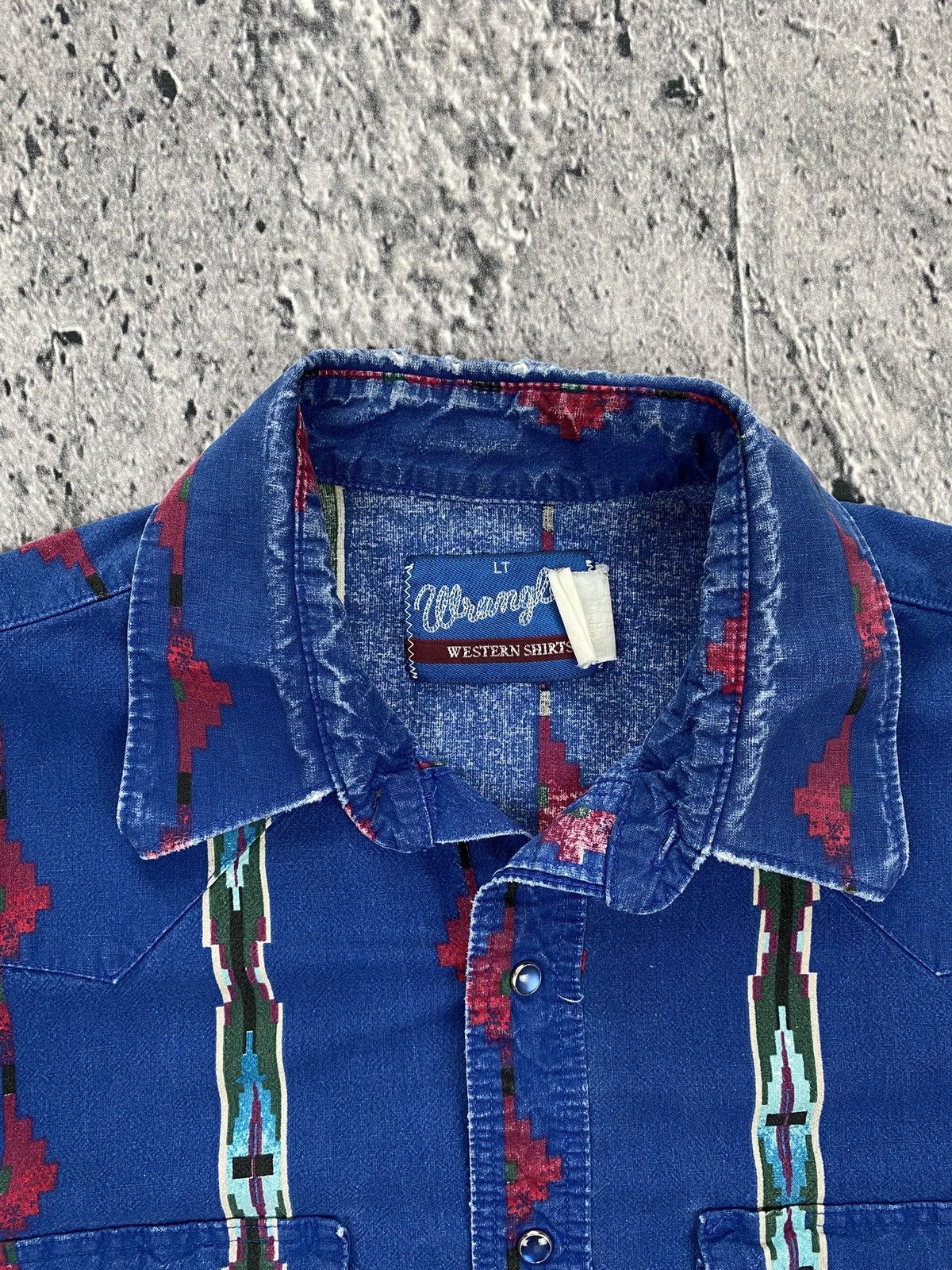 Wrangler Vintage 90’ Wrangler Western Shirt USA Streetwear Size US L / EU 52-54 / 3 - 4 Thumbnail