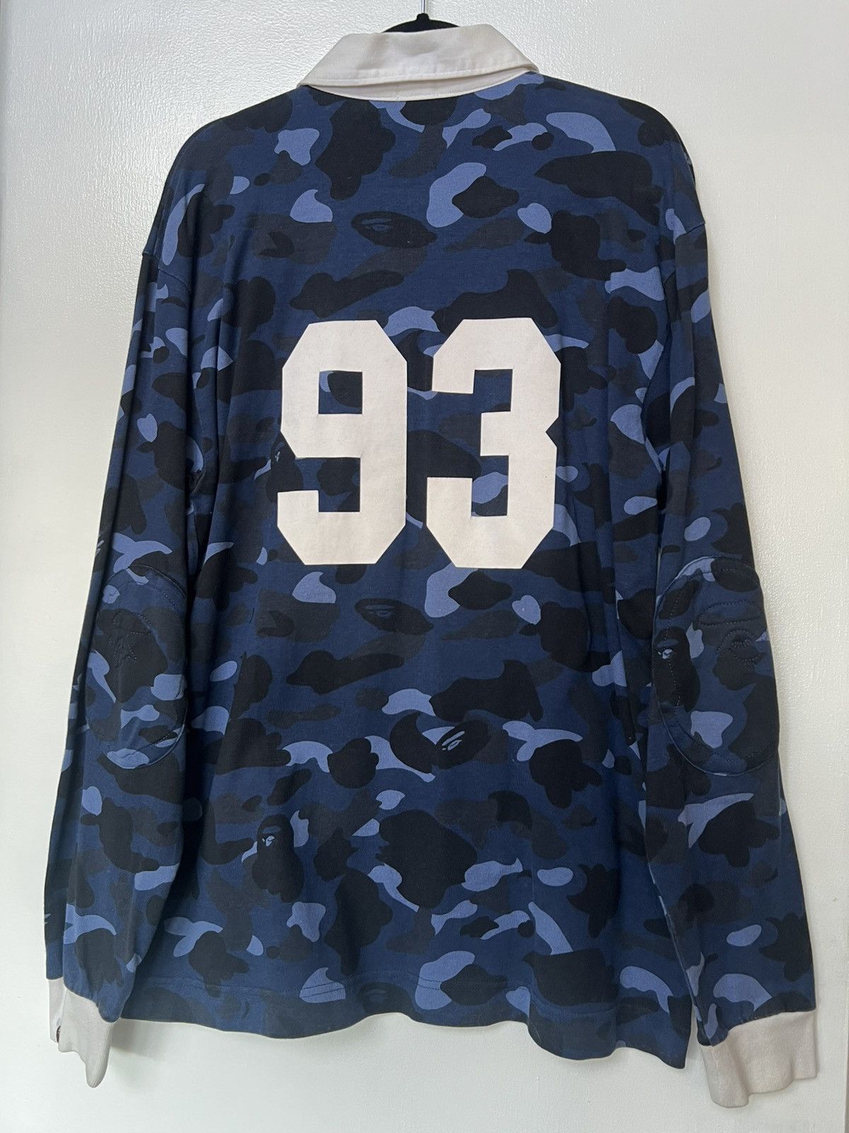 Bape Vintage Bape Camo Longsleeve Rugby Jersey Size US L / EU 52-54 / 3 - 2 Thumbnail