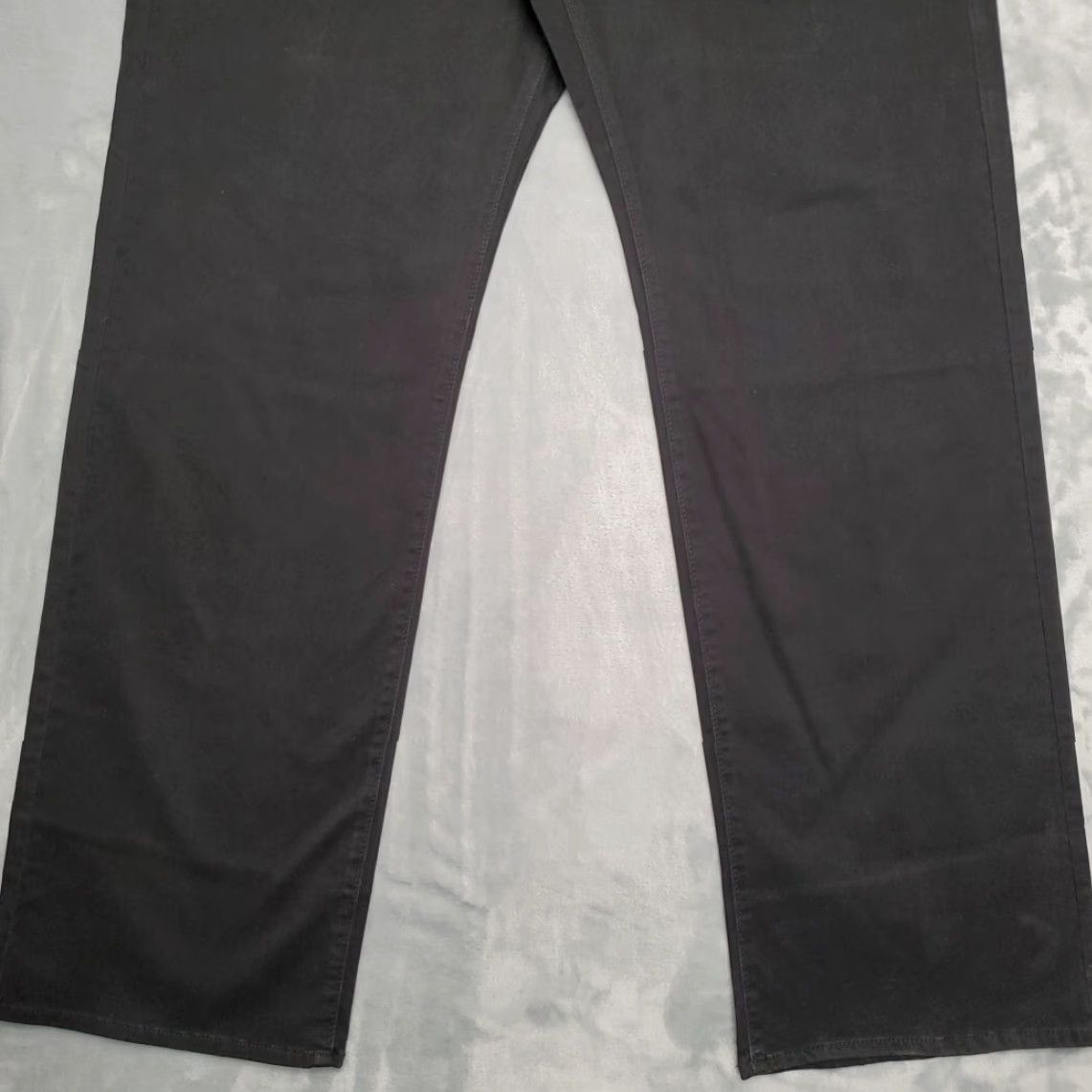 Vintage Kirkland Signature Pants Mens 40x34 Black Brushed Chino Standard Fit Comfort Size US 40 / EU 56 - 2 Thumbnail