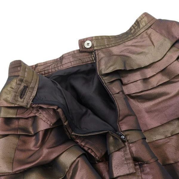 Comme des Garcons Comme Des Garcons size M Jade insect color pleated half ski Size 24" / US 00 / IT 34 - 5 Thumbnail
