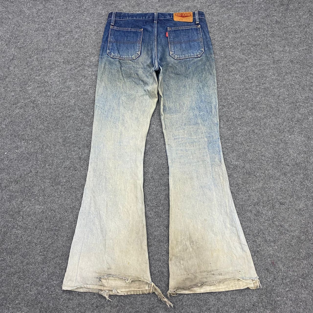 Big John 💥Best Offer💥Vintage Big John Bootcut Distressed Denim Size US 32 / EU 48 - 2 Thumbnail