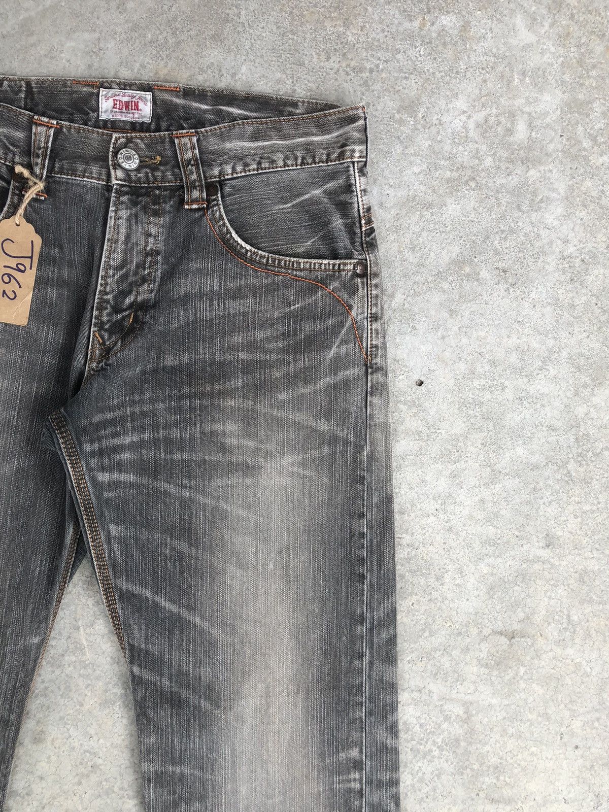 Edwin Japanese Edwin Exclusive Distressed Jeans Size US 33 - 5 Thumbnail