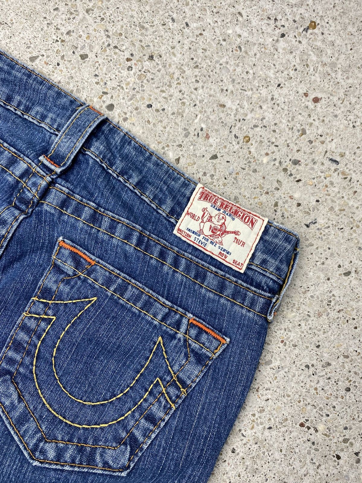 True Religion True religion straight leg jeans stevie made in usa Size 28" / US 6 / IT 42 - 3 Thumbnail