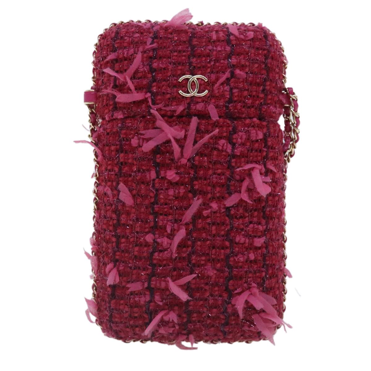 Chanel Pink Cotton Shoulder Bag (Pre-Owned) Size ONE SIZE - 1 Thumbnail