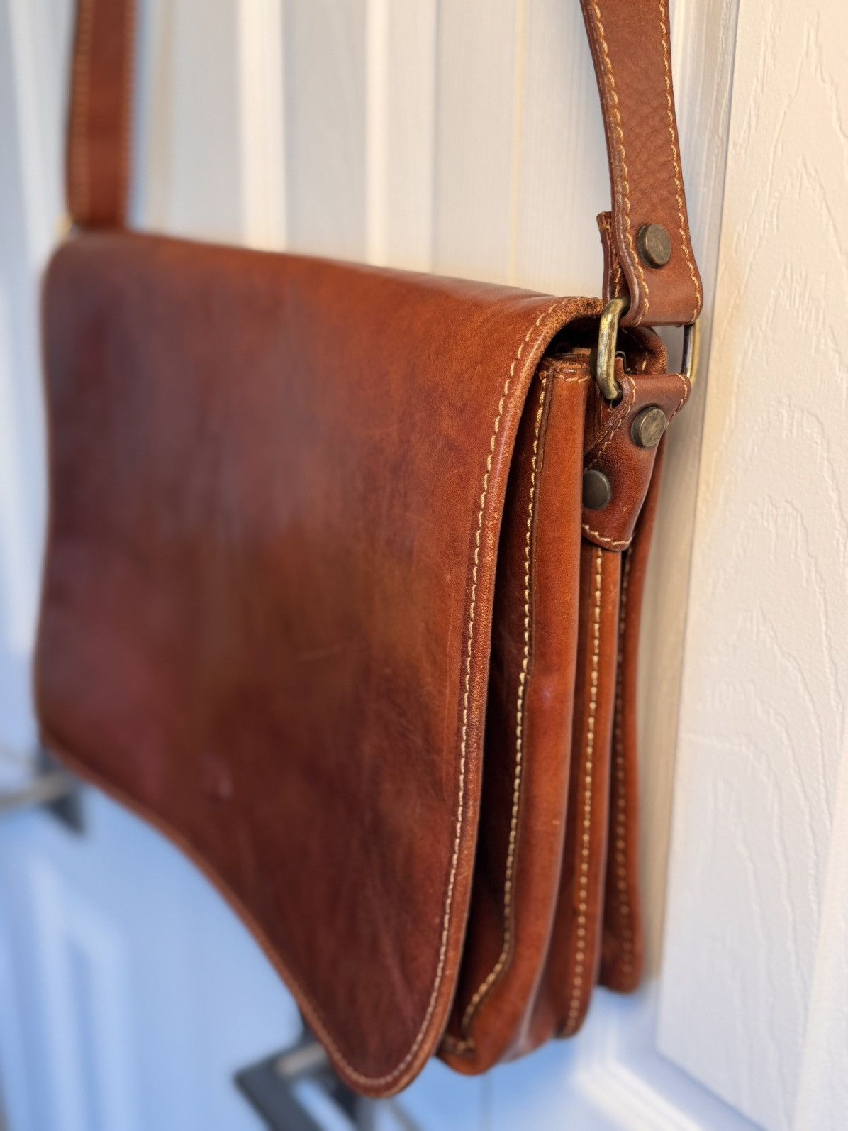 Other Italian leather briefcase - Cognac Color - Great Condition Size ONE SIZE - 1 Thumbnail