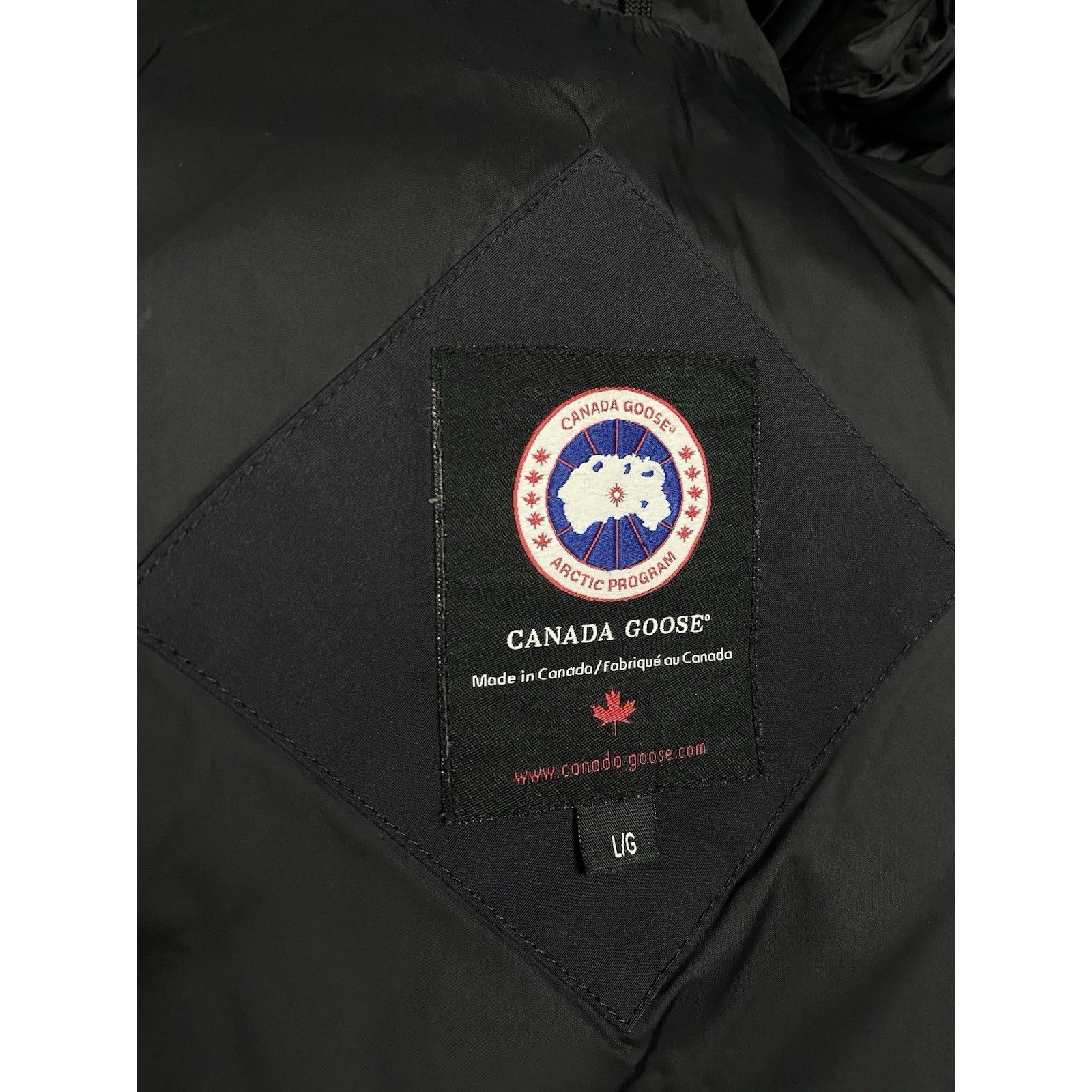 Canada Goose Canada Goose Auth Women's Black Down Insulated Parka Jacket Size L / US 10 / IT 46 - 14 Thumbnail
