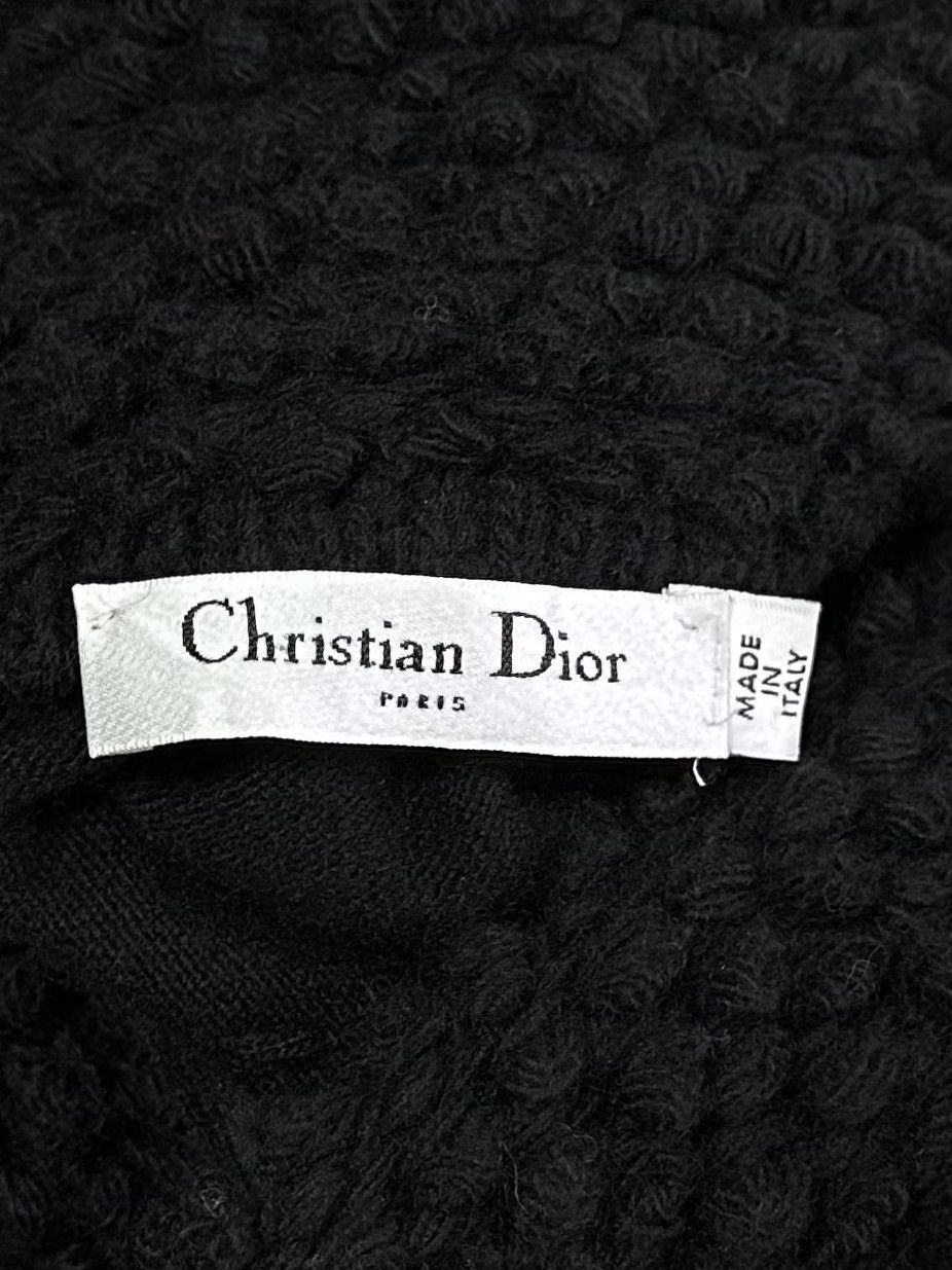 Dior Christian Dior John Galliano Wool Chunky Zip Neck, Size M Size M / US 6-8 / IT 42-44 - 11 Thumbnail