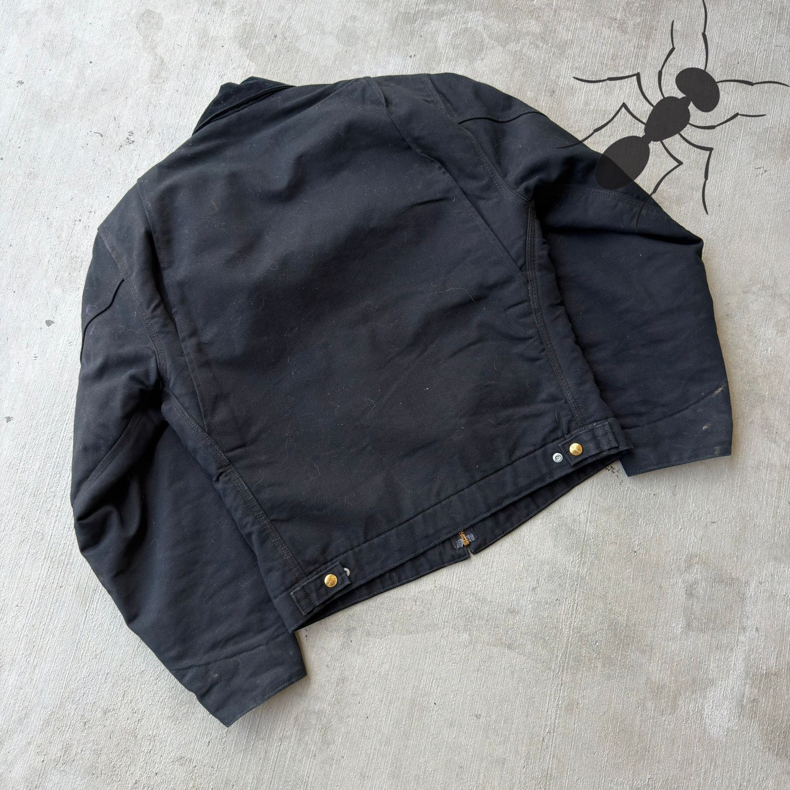 Carhartt × Vintage Carhartt J001 black Detroit work wear jacket Size US S / EU 44-46 / 1 - 6 Thumbnail