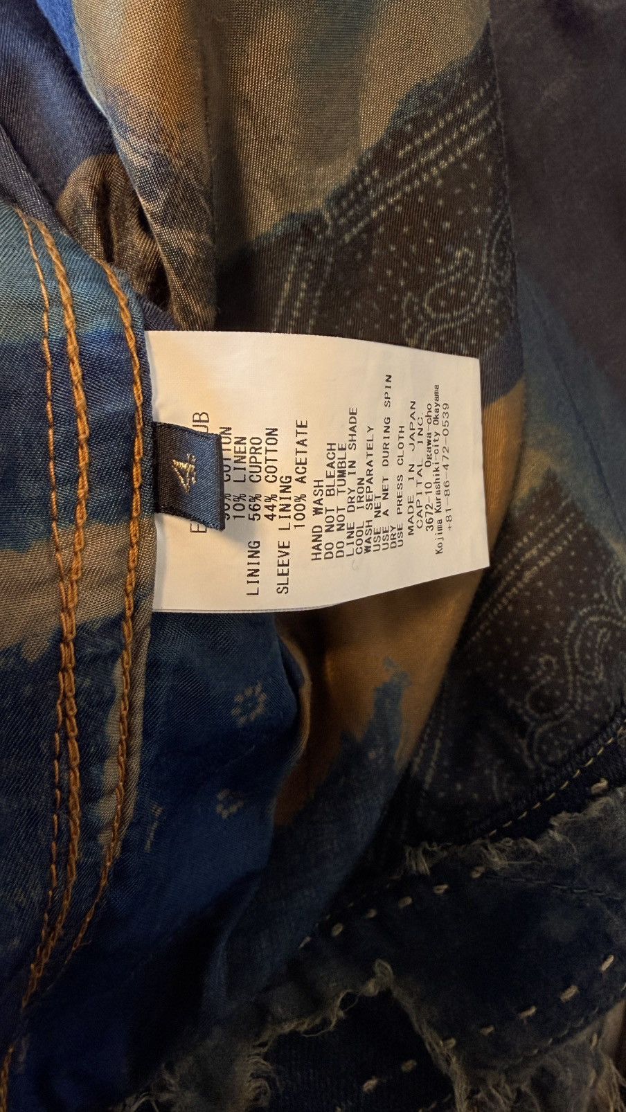 Kapital Kapital Indigo Boro Jacket Size US M / EU 48-50 / 2 - 2 Thumbnail