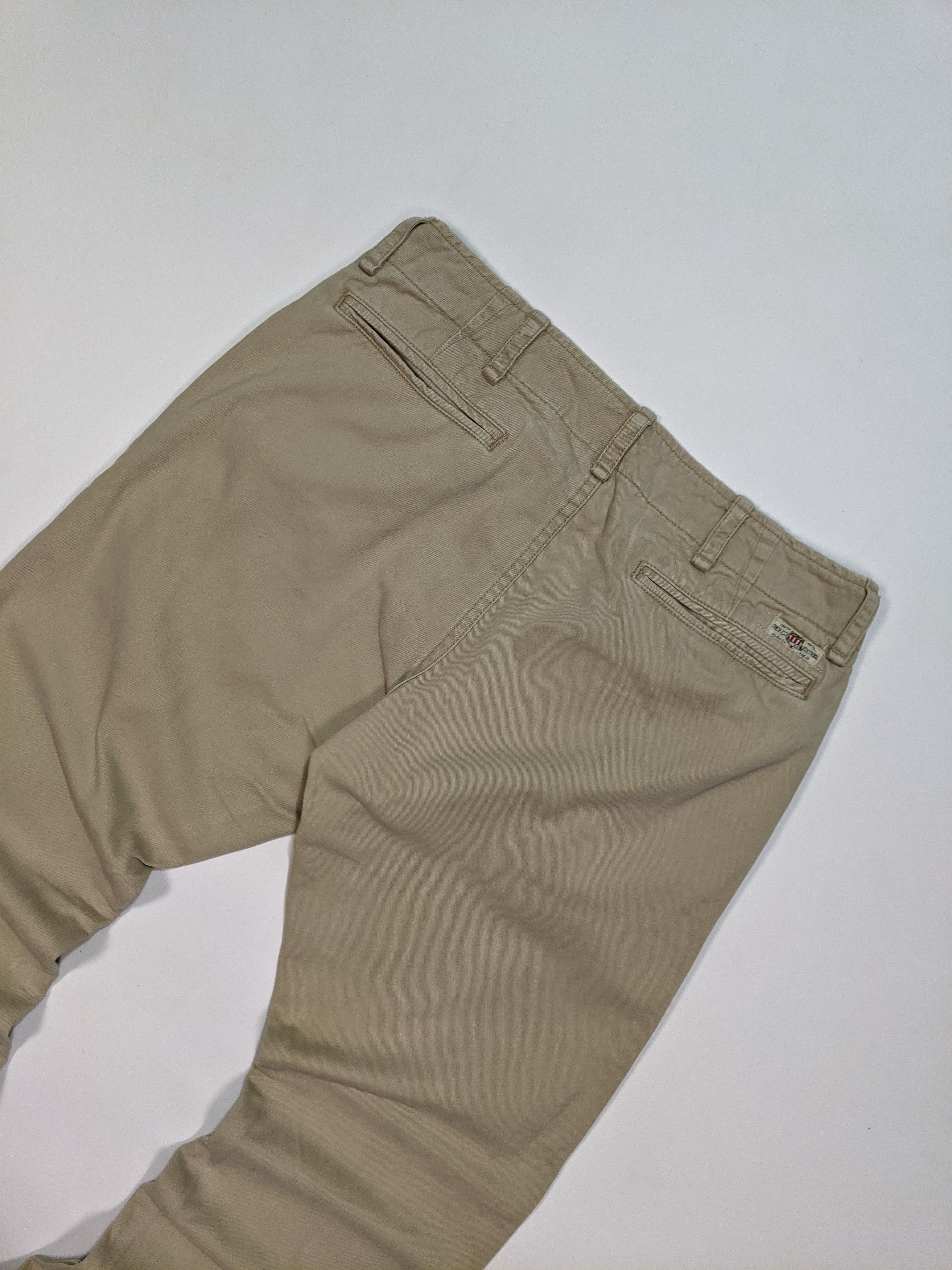 Polo Ralph Lauren × Vintage Polo Ralph Lauren Jeans Vintage Men`s Beige Chino Pants Size US 31 - 9 Thumbnail