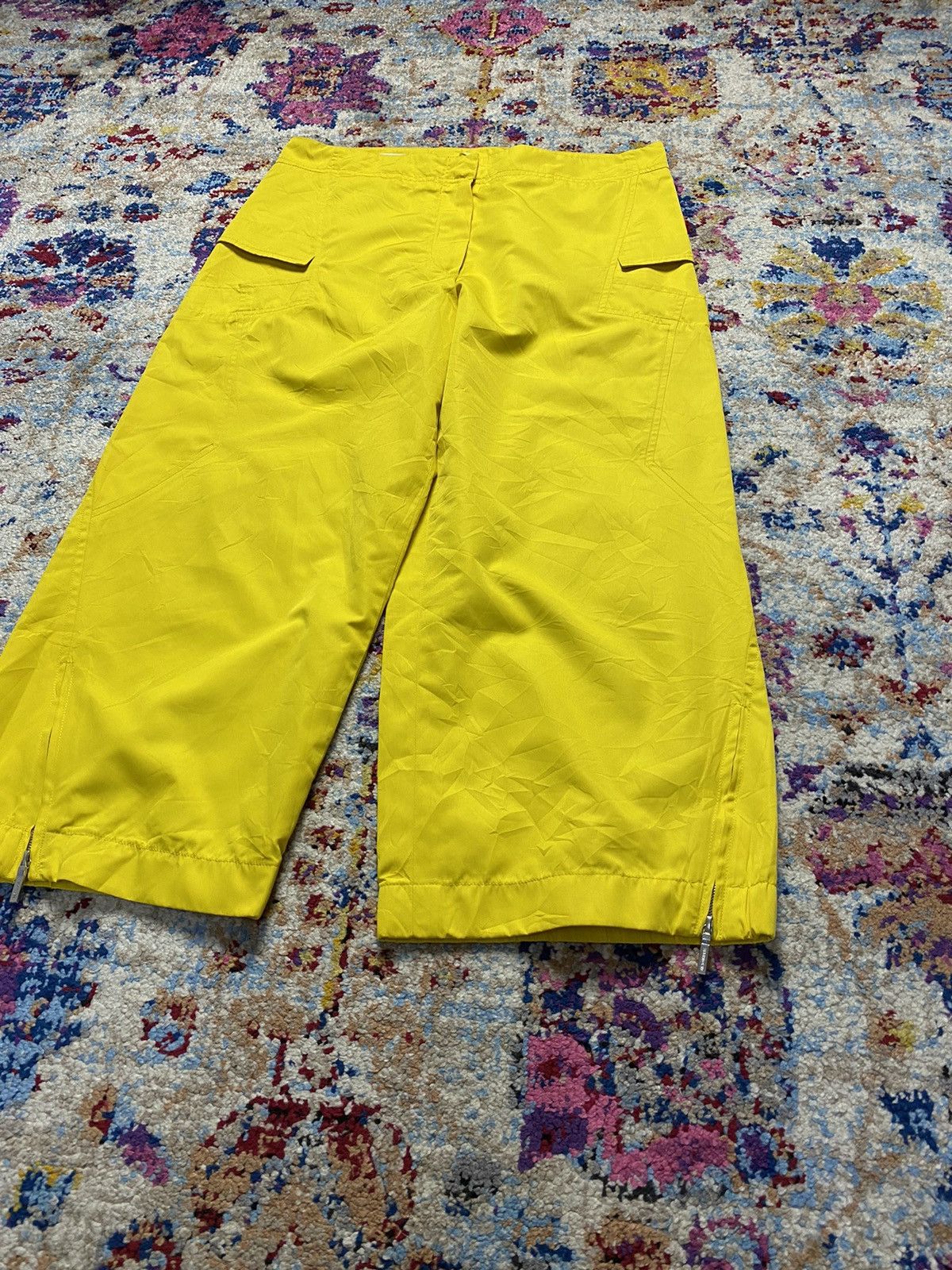 Jil Sander Jil Sander Yellow Men's Beach Cropped Shorts W32 Size US 32 / EU 48 - 8 Thumbnail