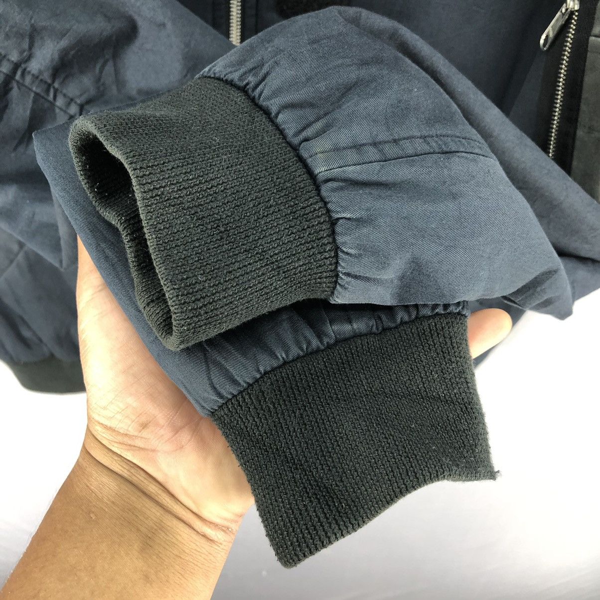 A.P.C. Vintage A.P.C Rue Madame Paris Bomber Jacket Blue Faded Size US S / EU 44-46 / 1 - 13 Thumbnail