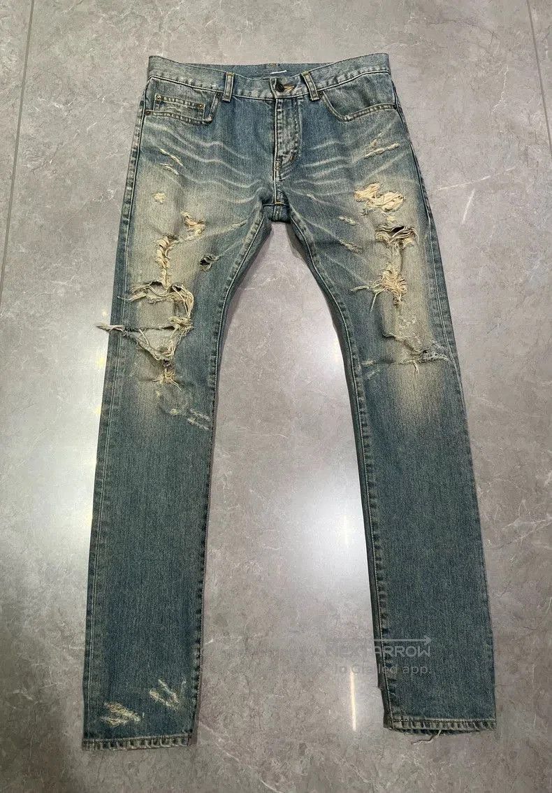 Saint Laurent Paris Saint Laurent Paris The Great Destruction of Jeans in the F Size US 32 / EU 48 - 1 Thumbnail
