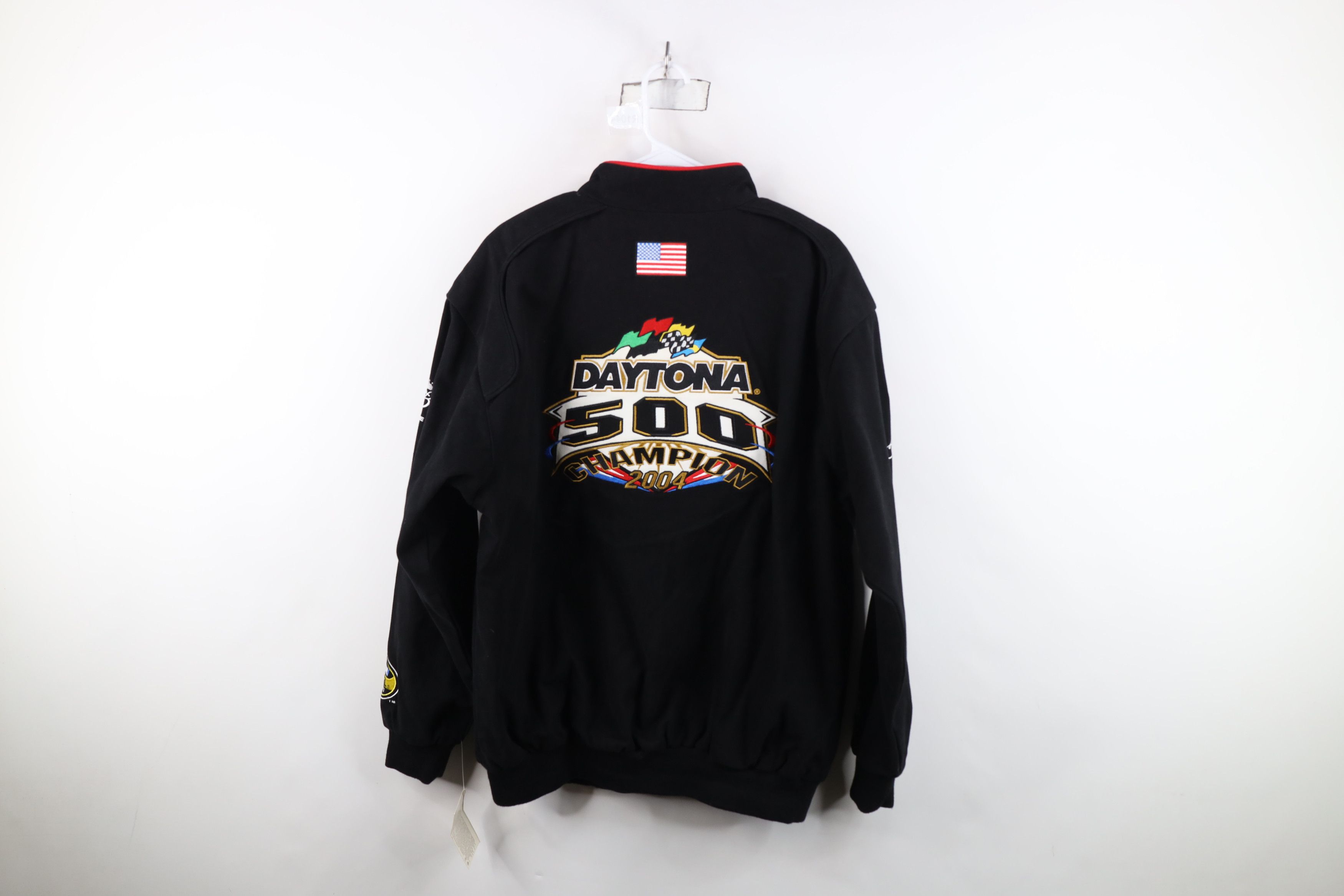 Vintage Deadstock Y2K 2004 NASCAR Dale Earnhardt Jr Crew Jacket Size US L / EU 52-54 / 3 - 13 Thumbnail