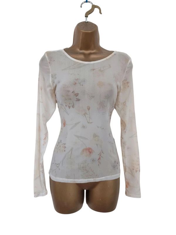 Vintage Vintage long sleeve Mesh top Size S / US 4 / IT 40 - 1 Thumbnail