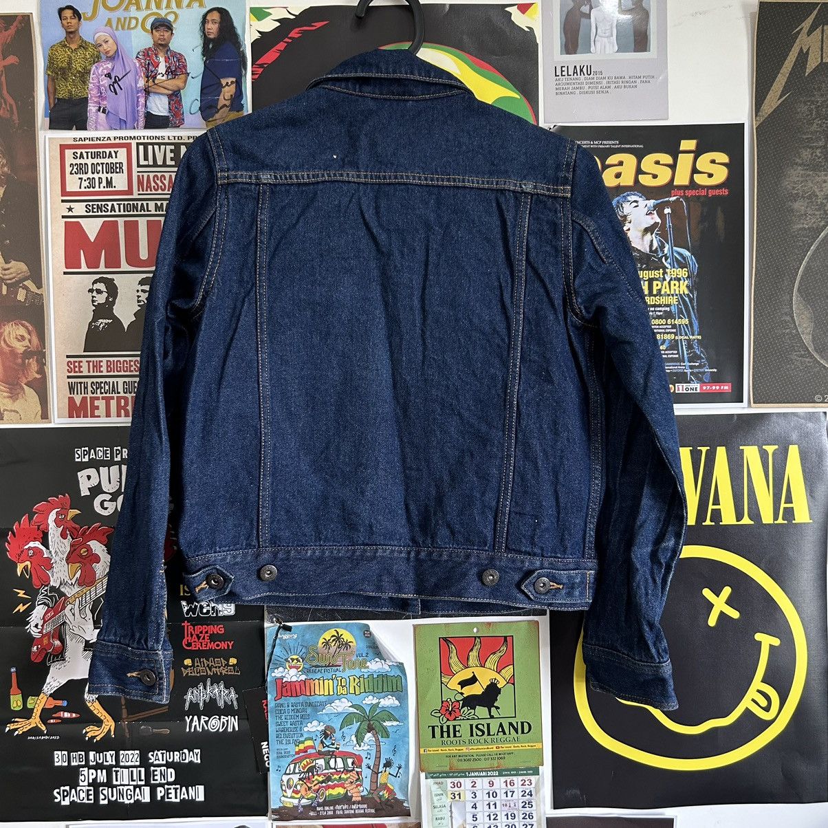 Vintage Vintage GU Denim Distressed Denim Jacket Size M / US 6-8 / IT 42-44 - 7 Thumbnail
