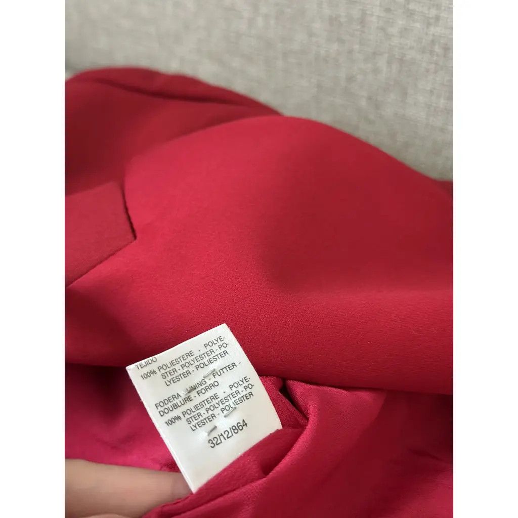Max Mara Max Mara Red Double-Breasted Tailored Blazer Dress FR38 Size S / US 4 / IT 40 - 7 Thumbnail
