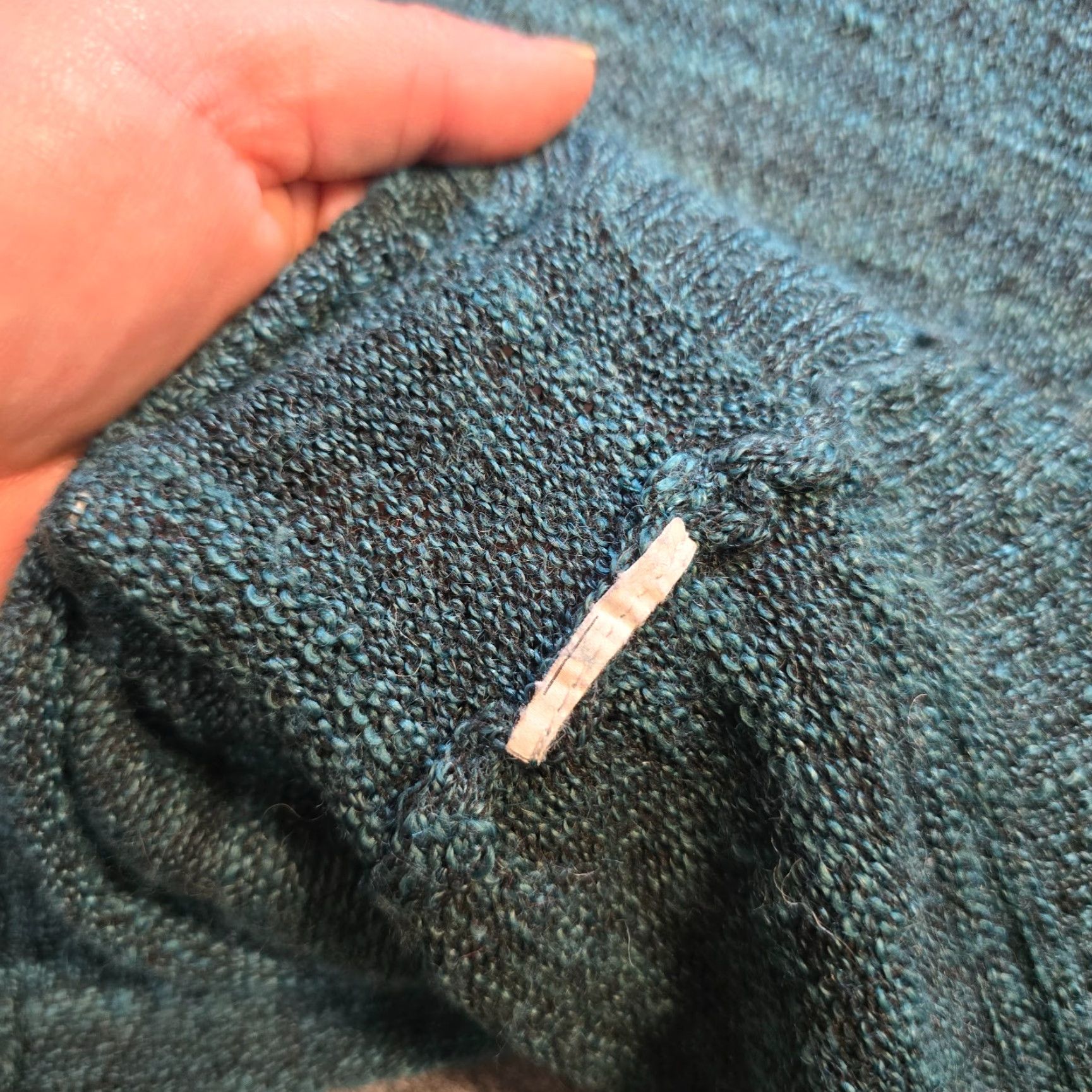 Prana Prana Sweater Womens Size Small Green Striped Knit Long Sleeve Open Back Casual Pullover Lightweight Knit Size S / US 4 / IT 40 - 7 Thumbnail