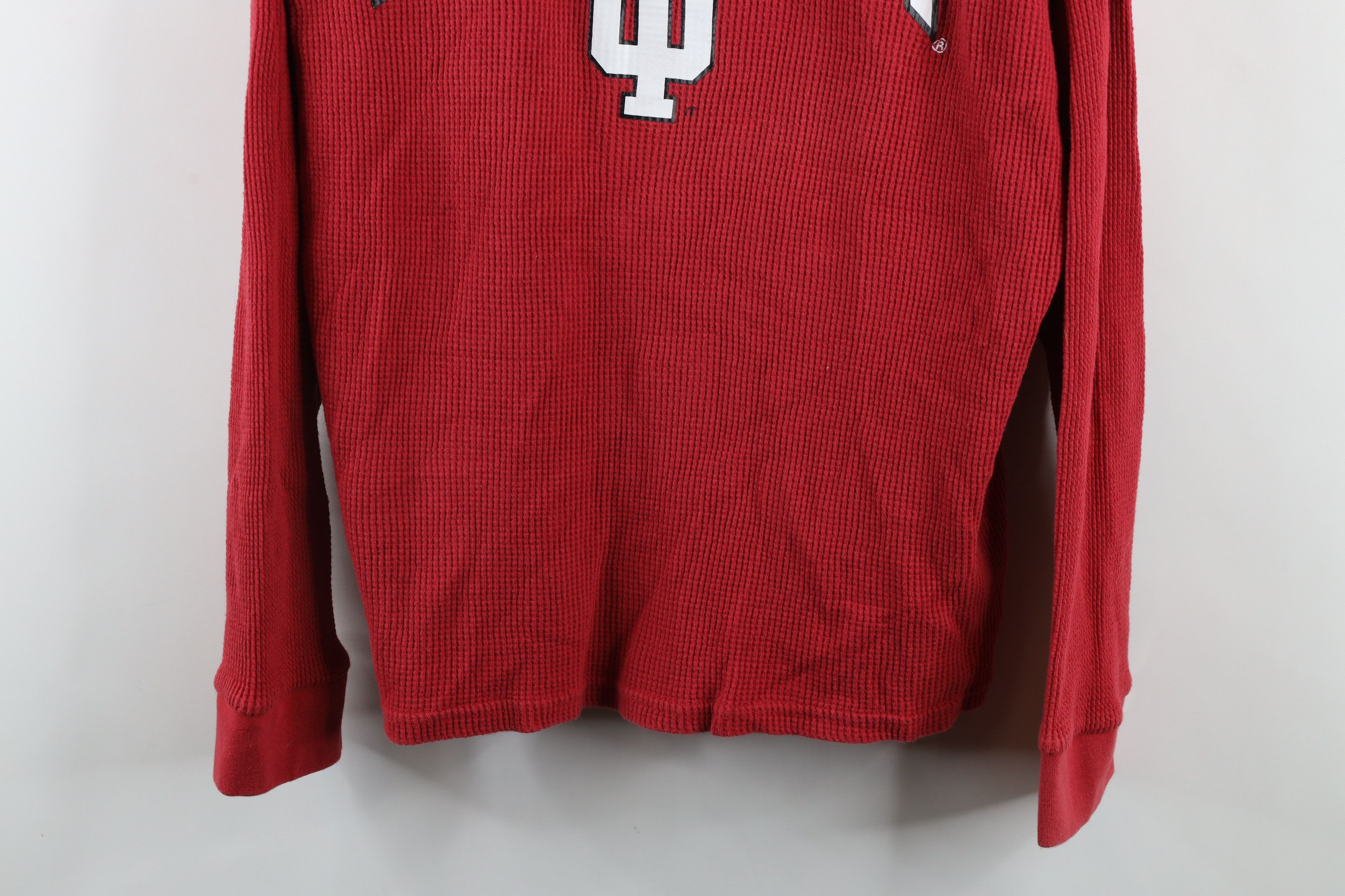 Vintage Vintage Out Indiana University Thermal Waffle Knit T-Shirt Size US XL / EU 56 / 4 - 3 Thumbnail