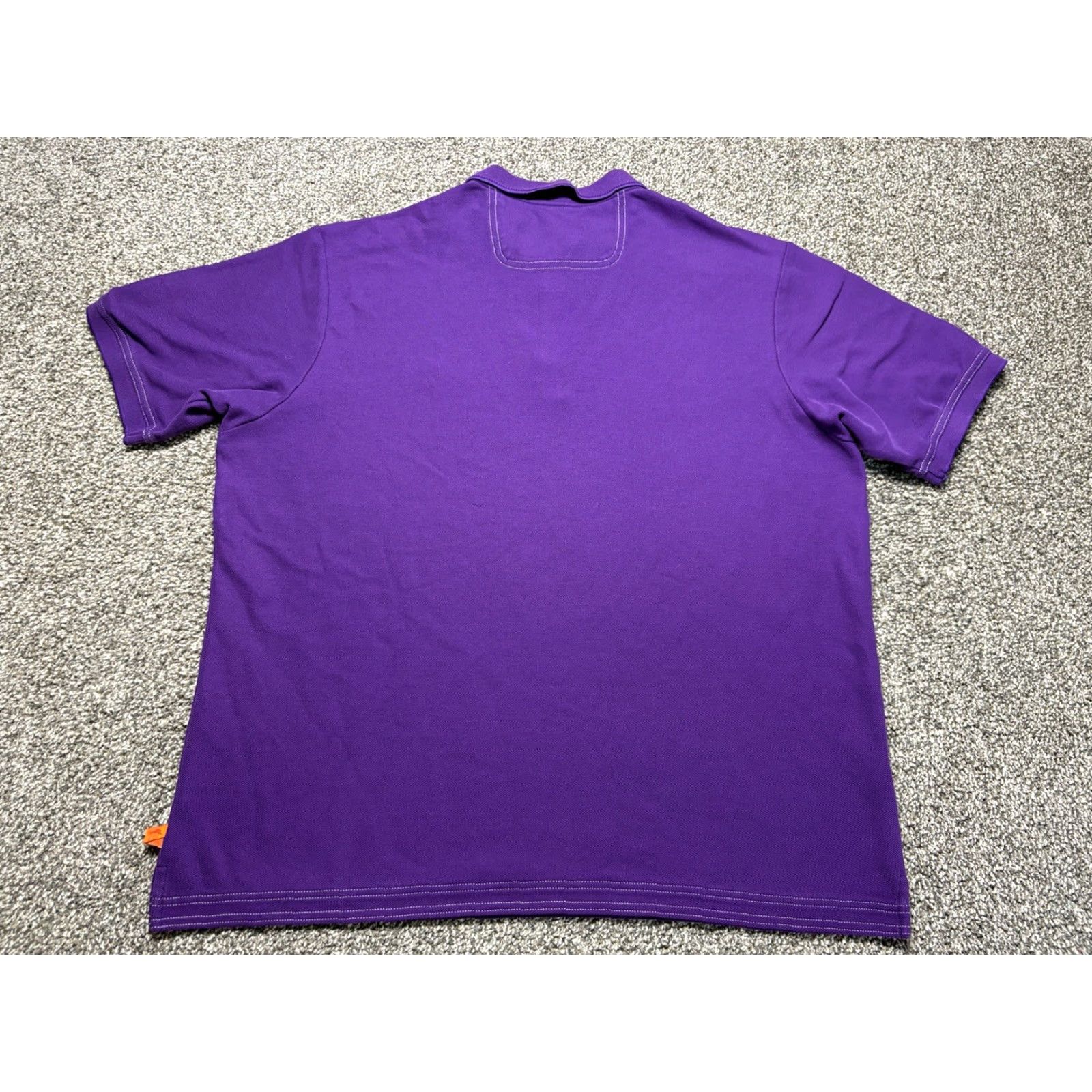 Tommy Bahama VINTAGE Tommy Bahama Polo Shirt Mens XL Purple 100% Cotton Golf TCU Horned Frogs Button Collar Short Sleeve Size US XL / EU 56 / 4 - 3 Thumbnail