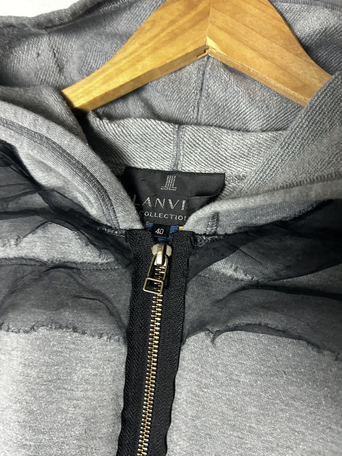 Lanvin Vintage lanvin collection japan rare design boxy hoodie Size US XS / EU 42 / 0 - 6 Thumbnail