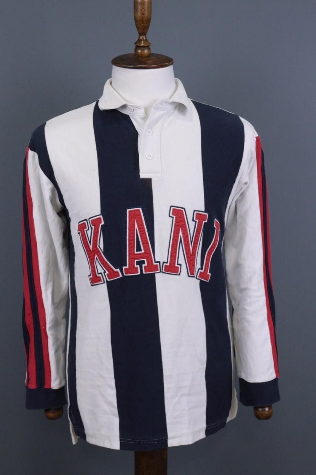Karl Kani Karl Kani Sport Multicolor Striped Big Polo Shirt Size M Size US M / EU 48-50 / 2 - 1 Thumbnail