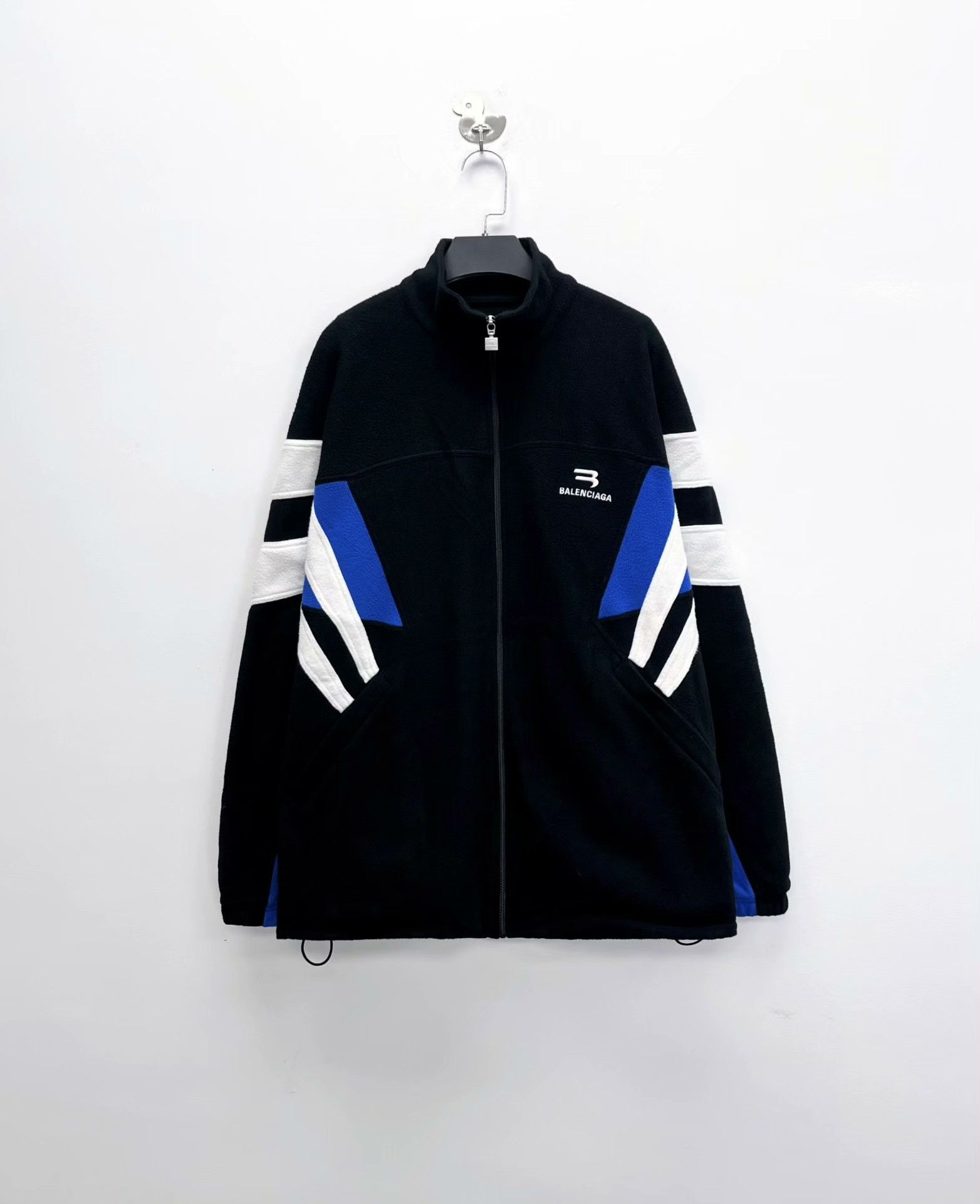 Balenciaga Balenciaga Embroidered Striped Blue Light Jacket XS Men Size US XS / EU 42 / 0 - 1 Thumbnail