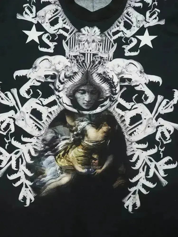 Givenchy Givenchy 12FW Tisci Holy Angle Tee-2507 Size US L / EU 52-54 / 3 - 2 Thumbnail