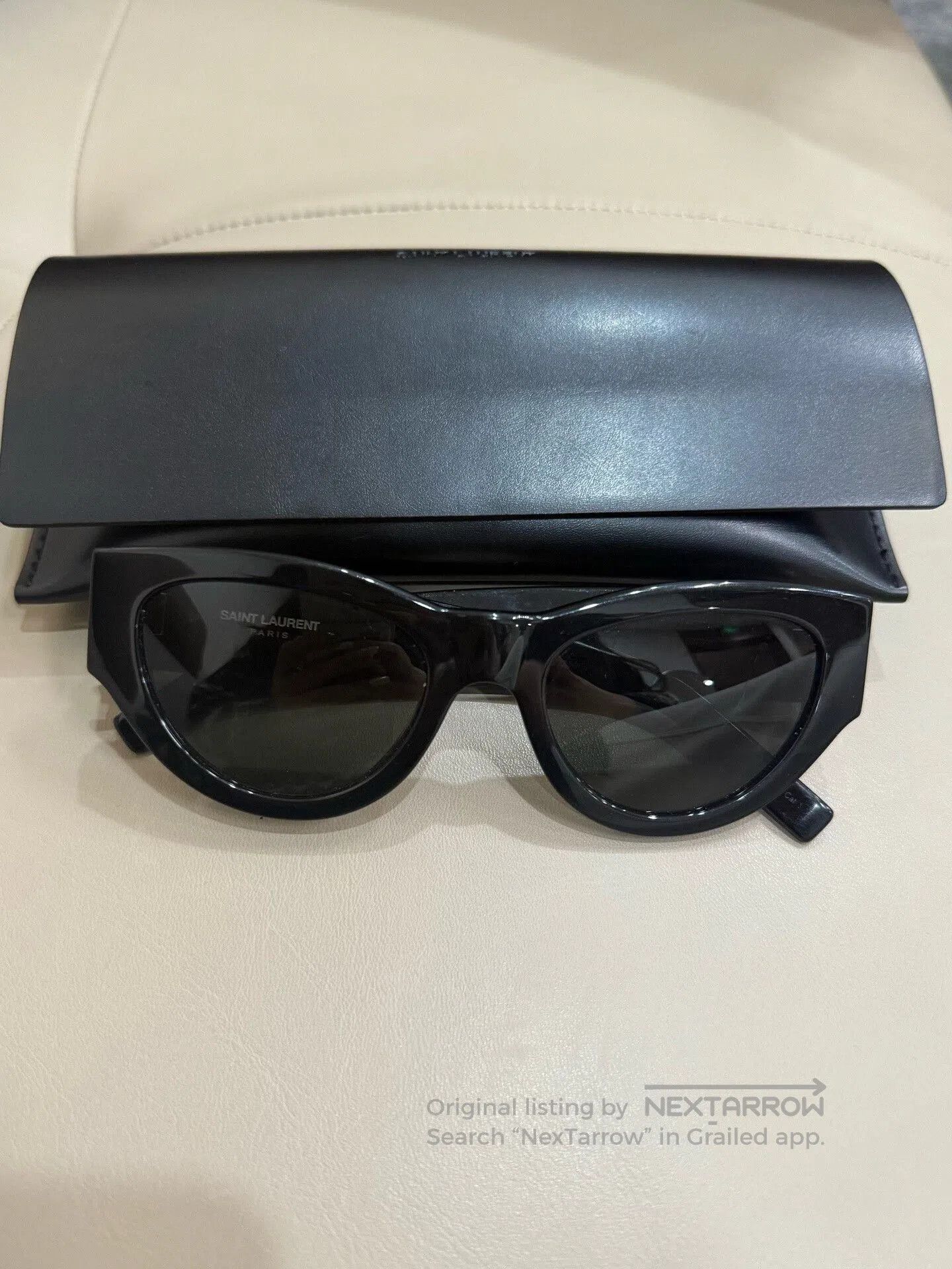 Yves Saint Laurent YSL M94 Black Cat Eye Sunglasses. Size ONE SIZE - 1 Thumbnail