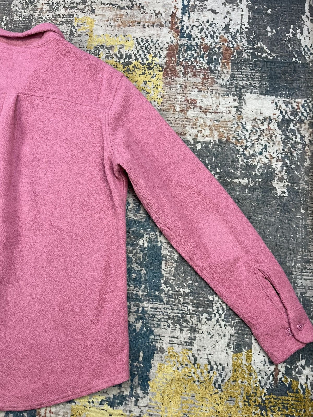 L.L. Bean LL Bean Long Sleeve Button Up Pink Fleece Over Shirt Size US S / EU 44-46 / 1 - 6 Thumbnail