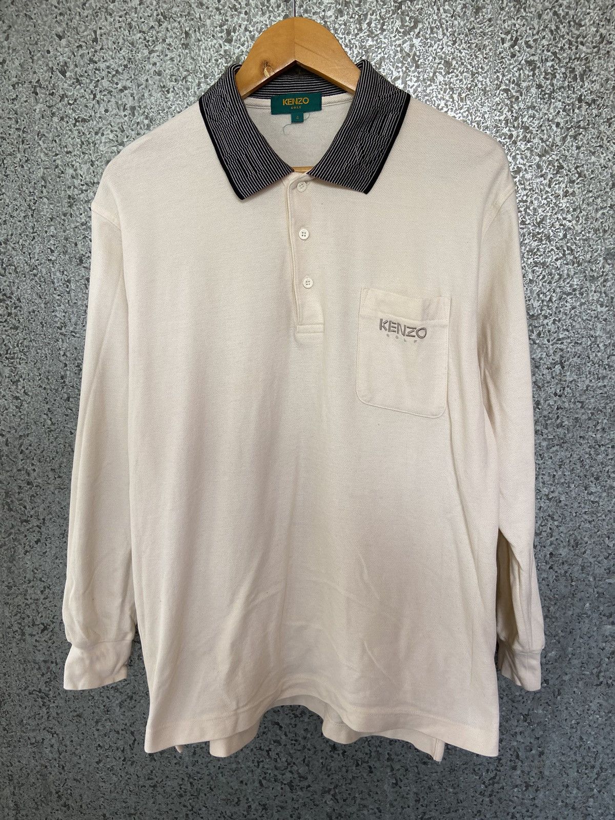 Kenzo Vintage Kenzo polo tee long Sleeve Size US L / EU 52-54 / 3 - 2 Thumbnail