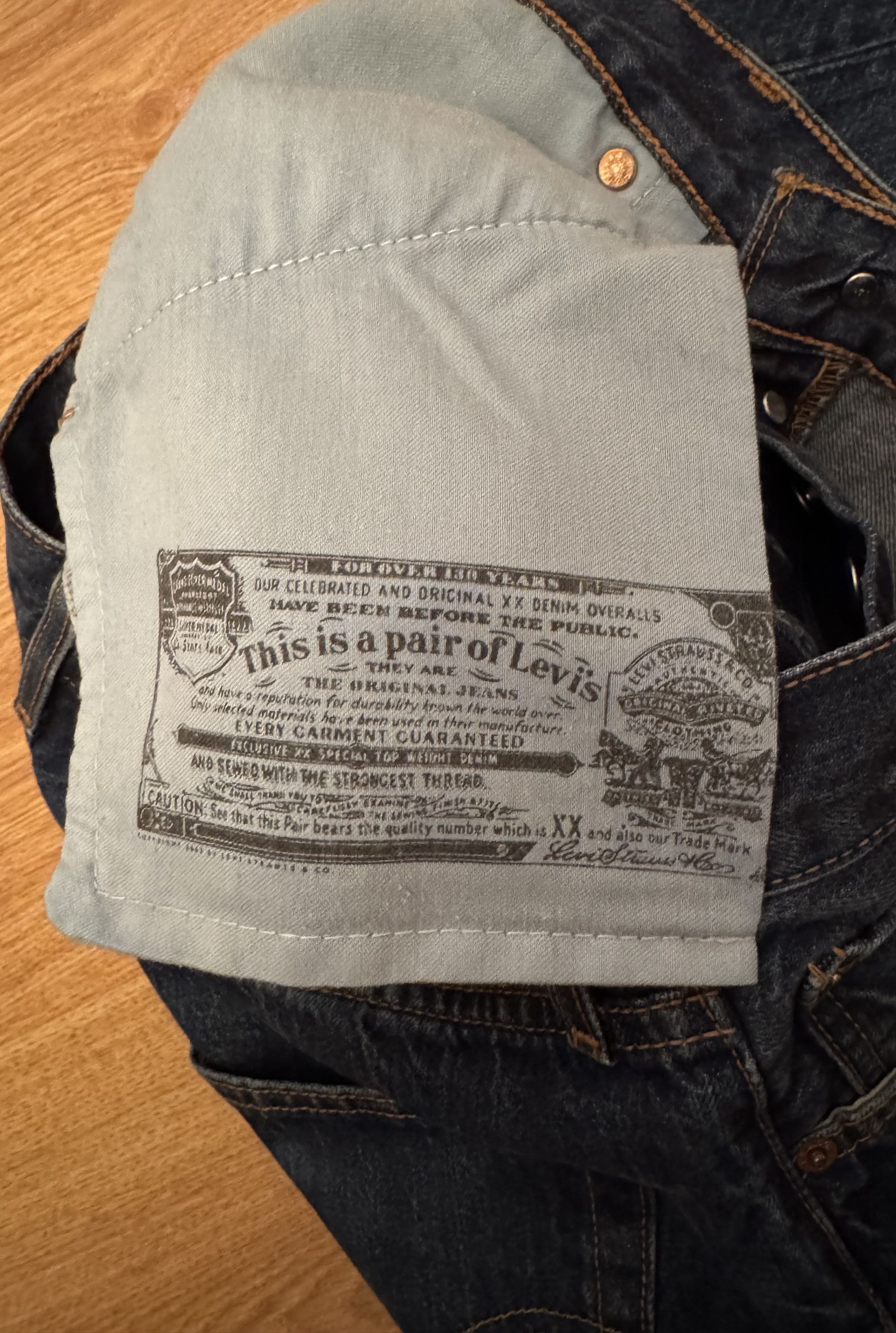 Levi's Vintage 2000s Levis 501 Denim Jeans Size 33x30 Size US 33 - 9 Thumbnail