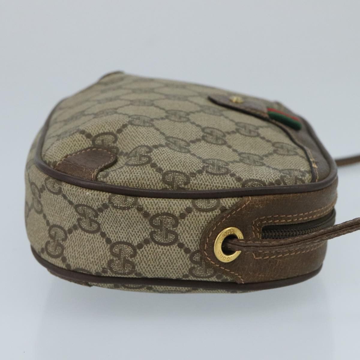 Gucci GUCCI GG Supreme Web Sherry Line Shoulder Bag Pvc Beige 89 Size ONE SIZE - 4 Thumbnail