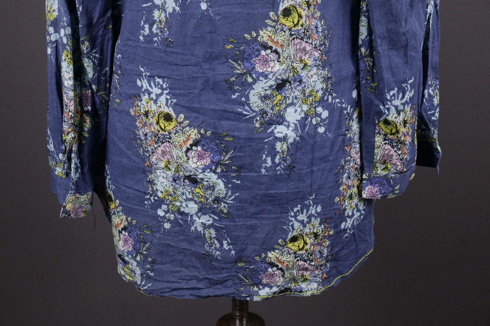 Designer Emily Van Den Bergh Multicolor Floral Blouse Shirt Size 44 Size M / US 6-8 / IT 42-44 - 8 Thumbnail