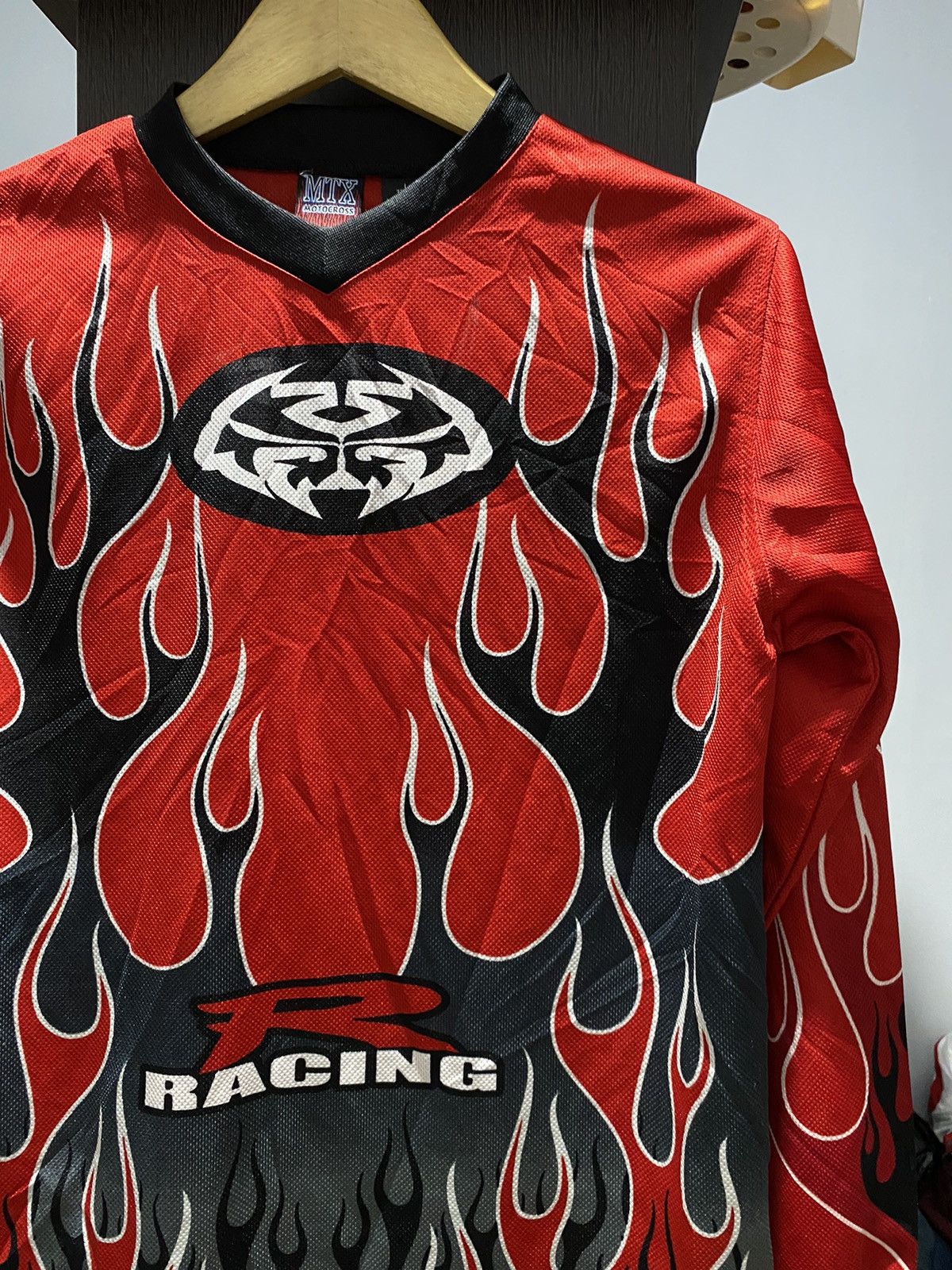 Gear for Sports × Sports Specialties × Vintage 2000s MTX Motocross flame jersey Size US L / EU 52-54 / 3 - 4 Thumbnail